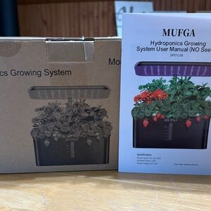 Black Hydroponics Growing System